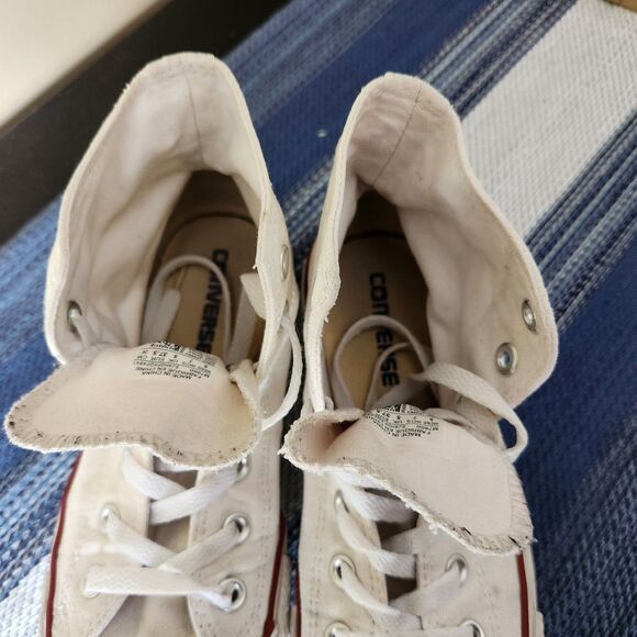 Converse Chuck Taylor All Star M7650 Optic White Unisex High Top W7 M5 - Picture 8 of 10